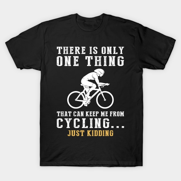 Pedal Power and Playful Wit - Ride into Laughter! T-Shirt by MKGift